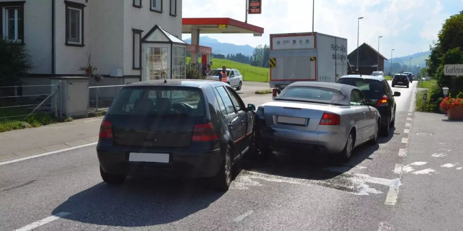 Sachschaden bei Auffahrkollision