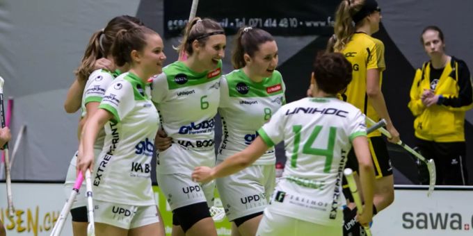 Wasa-Frauen in Torlaune.
