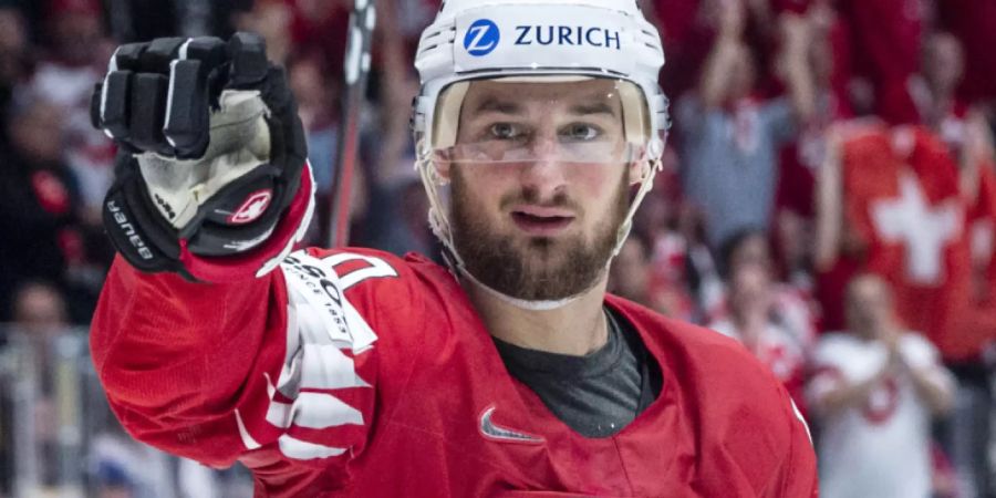 Tristan Scherwey glänzte gegen Tschechien mit zwei Toren, einem Assist und einer Plus-3-Bilanz