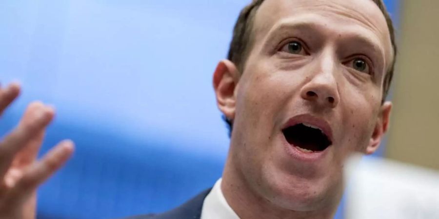 Facebook-Chef Mark Zuckerberg im April 2018 während einer Anhörung in Washington. Foto: Andrew Harnik/AP
