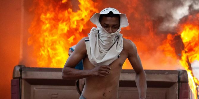 Ausschreitungen in Venezuela.