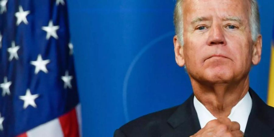 Joe Biden führt die Umfragen unter den demokratischen Anwärtern seit Wochen an - er wurde dort bislang als potenzieller Bewerber gelistet. Foto: Anders Wiklund/TT NEWS AGENCY