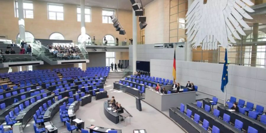 Plenum des Deutschen Bundestags