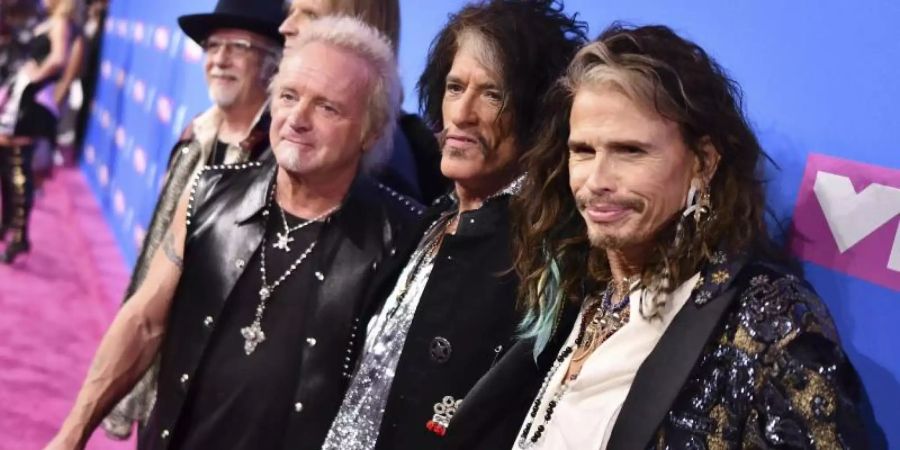 Für Aerosmith ist der 2657. Stern reserviert. Foto: Charles Sykes/Invision/AP