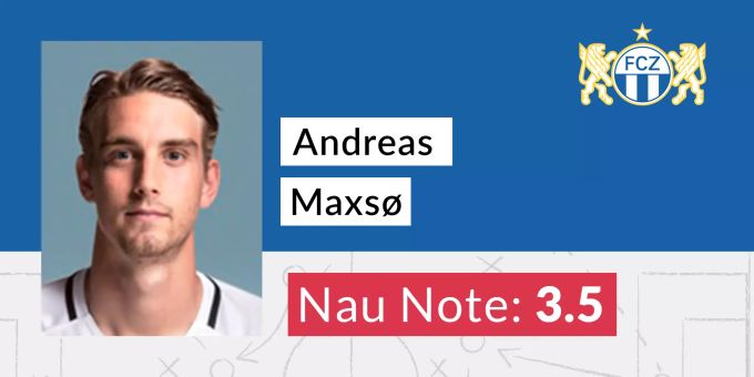 Die Nau-Note für Andreas Maxsö. Andreas Maxsö