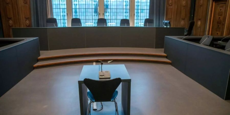 Saal im Landgericht Schwerin
