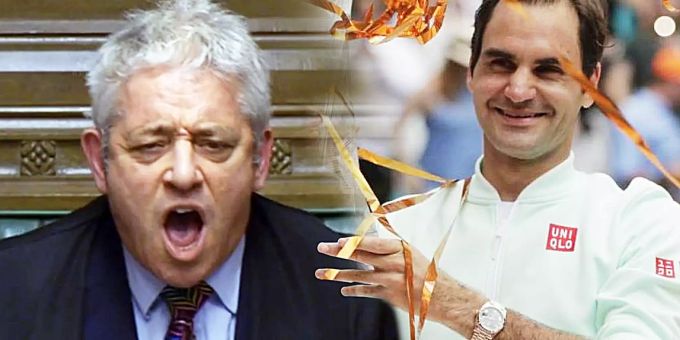 Nach Brexit-Debakel - Federer-Sieg rettete «Order»-Bercow den Tag