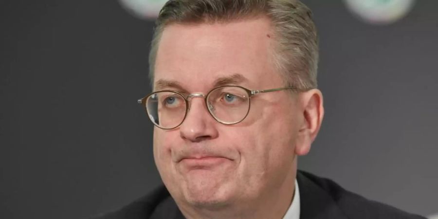 Wer wird Nachfolger vom zurückgetretenen DFB-Präsidenten Reinhard Grindel? Foto: Boris Roessler