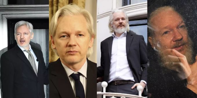 Verhafteter Assange - So hat das Exil dem Wikileaks-Gründer zugesetzt