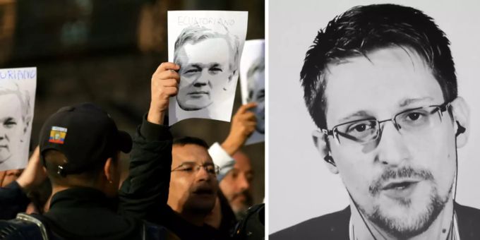 Wikileaks-Assange - Whistleblower Edward Snowden empört über Festnahme