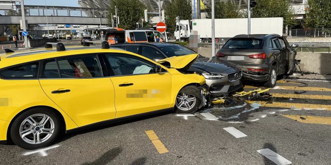 Unfall in St. Gallen.