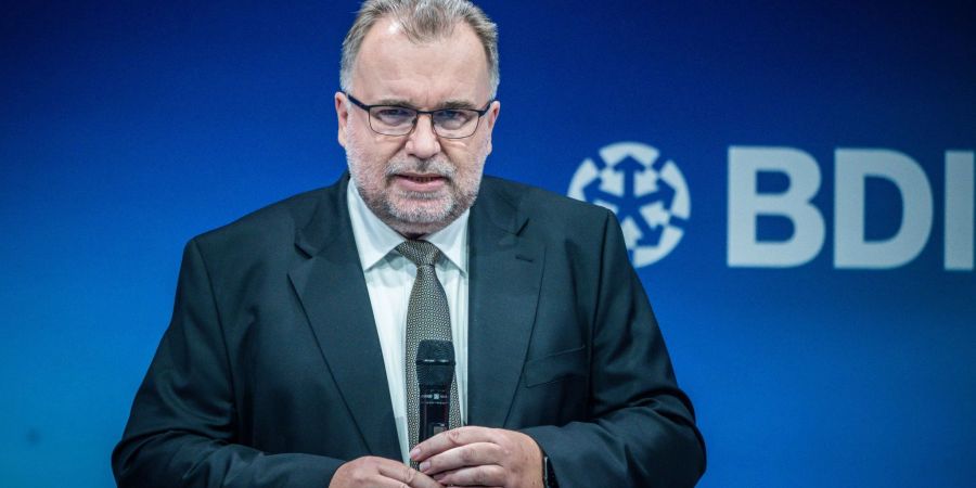 BDI-Präsident Siegfried Russwurm fordert mehr Tempovon der Bundesregierung.