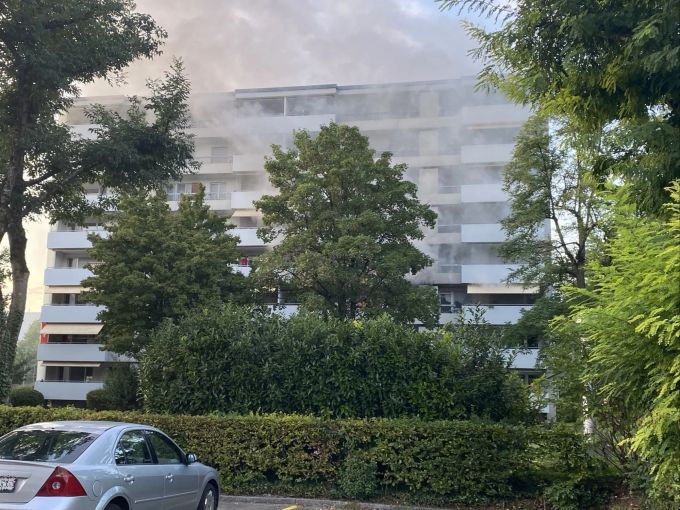 Beim Brand wurden keine Personen verletzt Beim Brand wurden keine Personen verletzt