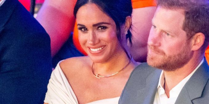 Herzogin Meghan und Prinz Harry bei einer Veranstaltung. diana, princess of wales