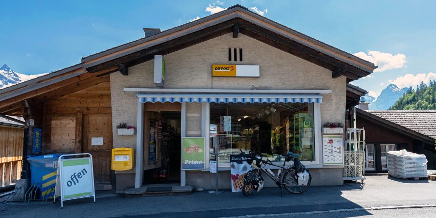 Der Dorfladen Prima mit Postfiliale in Hasliberg-Hohfluh.