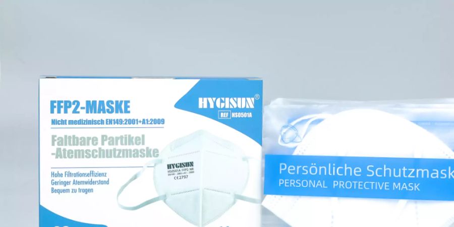 Die betroffene Maske in der Originalverpackung.