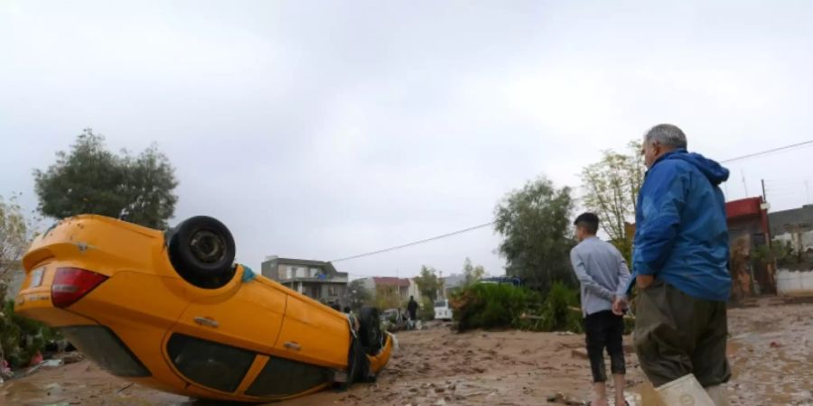 Überschwemmungsschäden in Erbil