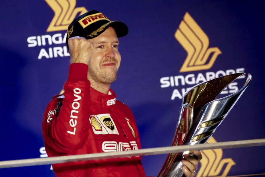 Sebastian Vettel Ferrari Singapur