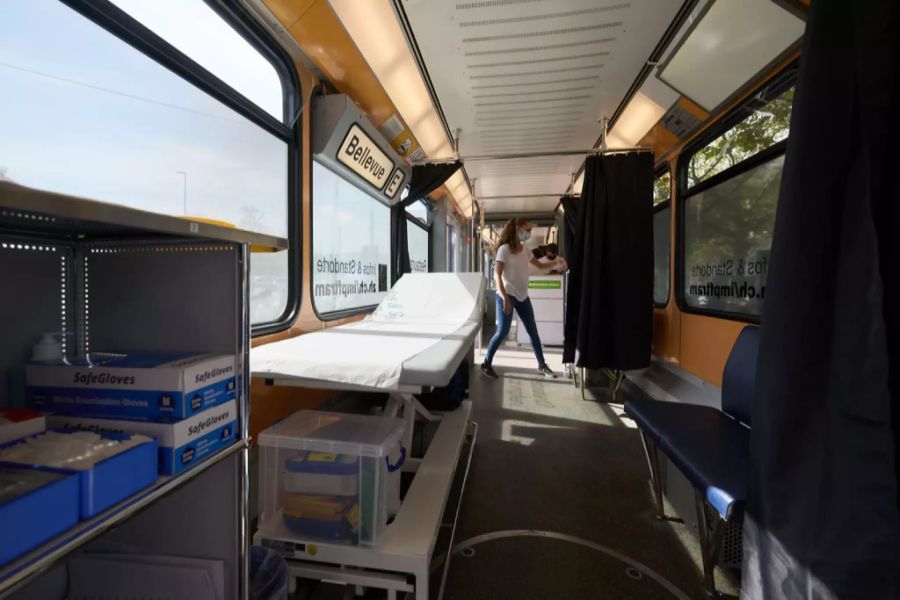 Impftram Zürich Coronavirus