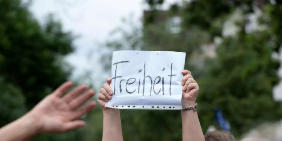 Anti-Lockdown-Protest in Berlin