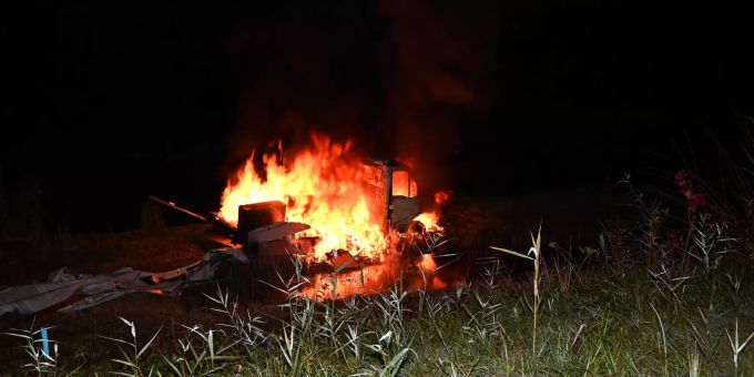 Es entstand Sachschaden von mehreren zehntausend Franken. Kantonspolizei St. Gallen