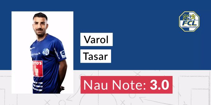 Die Nau.ch-Note für Varol Tasar vom FC Luzern. GC FC Luzern