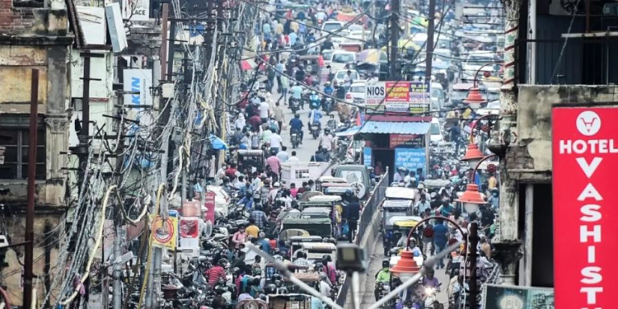 Strassenverkehr in Indien