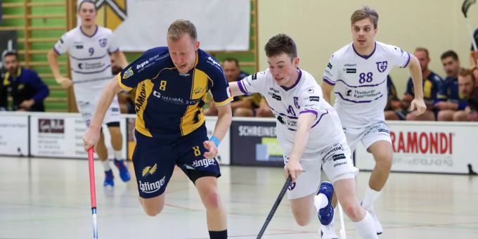 Milo Brauchli im Spiel gegen die SV Waldenburg Eagles