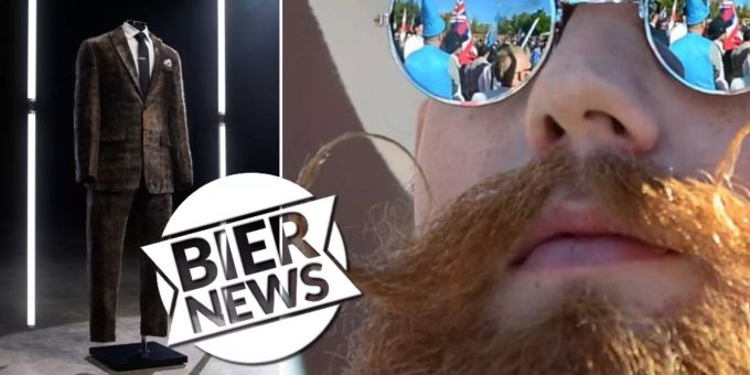 Kein Witz! - Künstlerin stellt Anzug aus Schnauz-Haaren her...