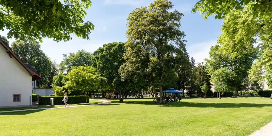 Der Jörinpark in der Gemeinde Pratteln.