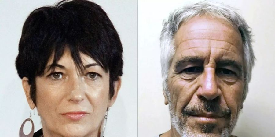 Ghislaine Maxwell (l.), Jeffrey Epstein