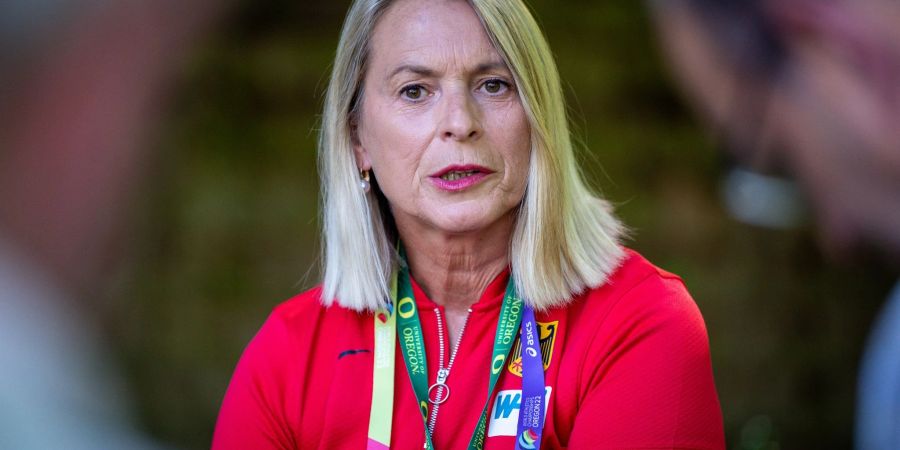 Chef-Trainerin des Deutschen Leichtathletik Verbandes: Annett Stein.