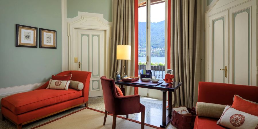 Zimmer mit Ausblick: Auch die Räume im Hotel Villa d'Este sind ein Blickfang.