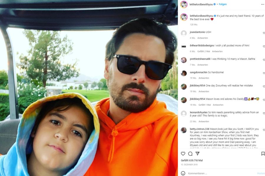 Mason Disick mit seinem Papi Scott.