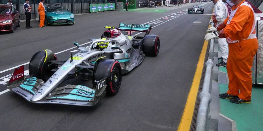 Mercedes Lewis Hamilton Australien