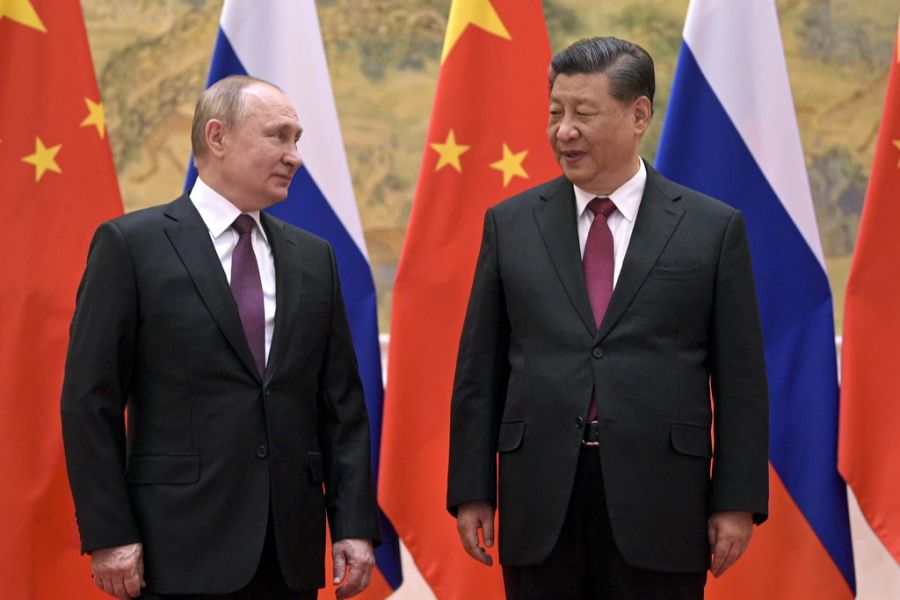 Positive Bewertungen kommen aus China, Indonesien, Ägypten, Vietnam, Algerien, Marokko, Malaysia, Pakistan und Saudi-Arabien. Abgebildet: Wladimir Putin mit Xi Jinping.