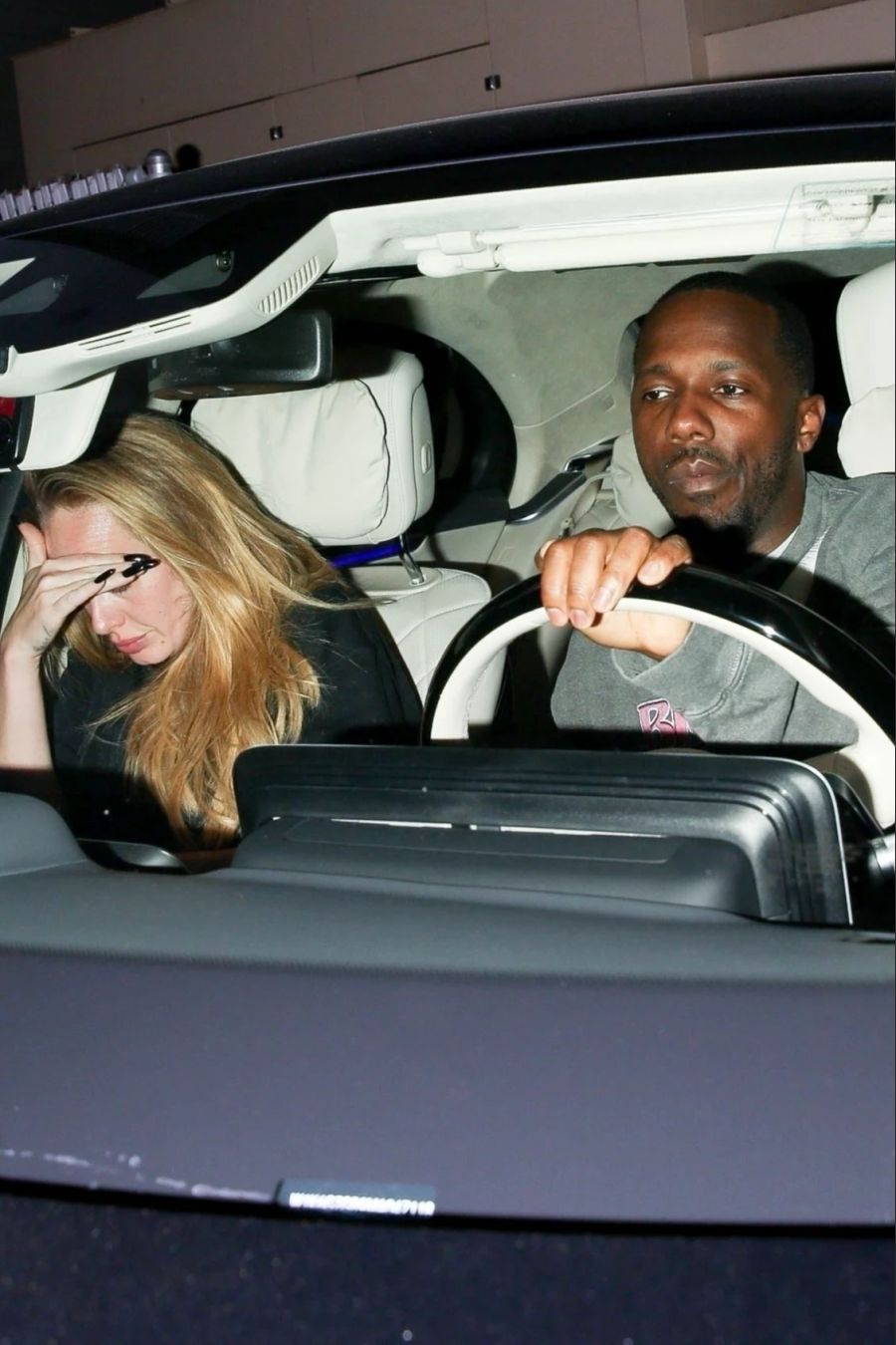 Die Sängerin Adele beim Date mit ihrem Freund Rich Paul in Los Angeles.