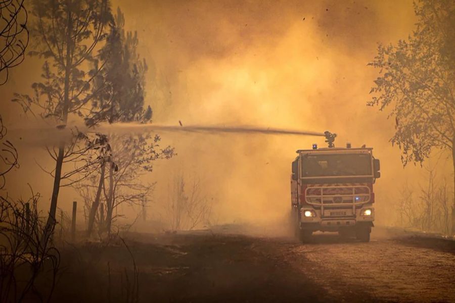 Feuer Département Gironde