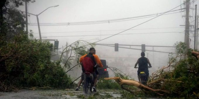 Hurrikan «Maria» in Puerto Rico. Hurrikan «Maria» in Puerto Rico.