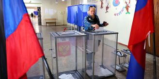 Auch in der Ukraine - Kandidaten des Kremls führen bei Regionalwahlen Auch in der Ukraine - Kandidaten des Kremls führen bei Regionalwahlen
