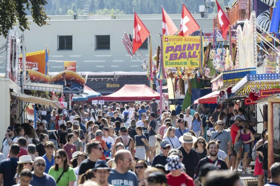 Derzeit finden viele Grossveranstaltungen statt – zum Beispiel das Knabenschiessen in Zürich letzten Montag.