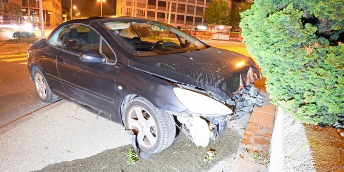 Unfall in Emmenbrücke.