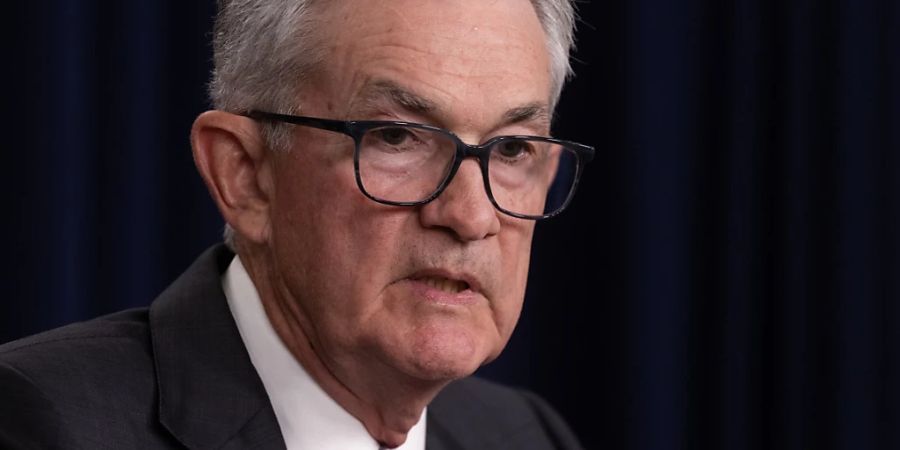 Fed-Chef Jerome Powell hat die Tür für weitere Zinsschritte in den USA offen gehalten. (Archivbild)