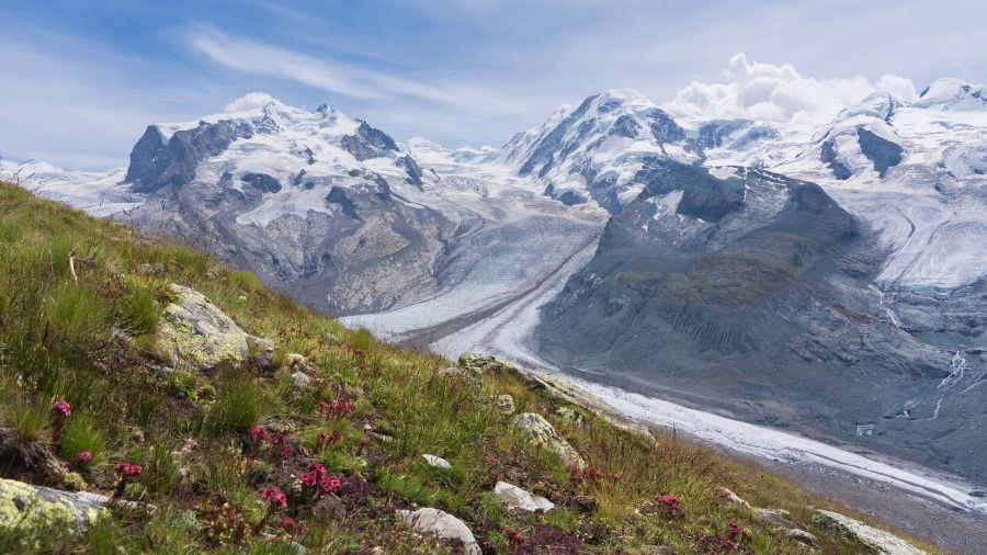 Gornergletscher, Gletscher, Schweiz, Alpen