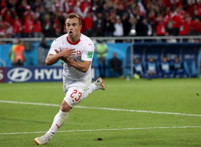 Vier Jahre zuvor in Russland sorgte die «Doppeladler-Affäre» für Wirbel. Xherdan Shaqiri WM 2022
