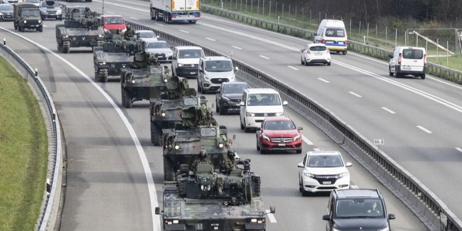militärübung schweiz