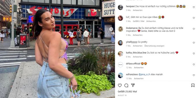 Heidi Klums Trans-Model Alex Mariah Peter hat an Gewicht zugelegt. GNTM
