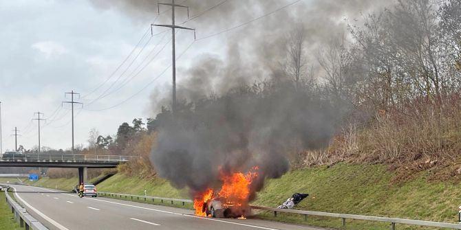 Beim Brand wurde niemand verletzt.