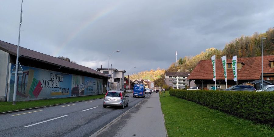 Strasse in Werthenstein