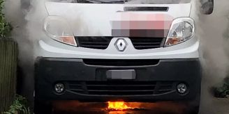 Wil SG - Lieferwagen in Brand geraten